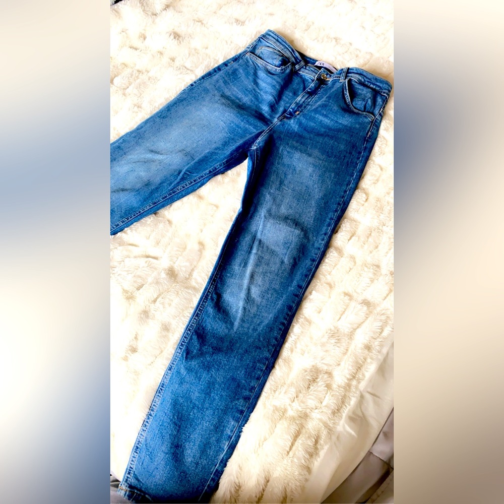 Zara Mid blue Skinny Jeans